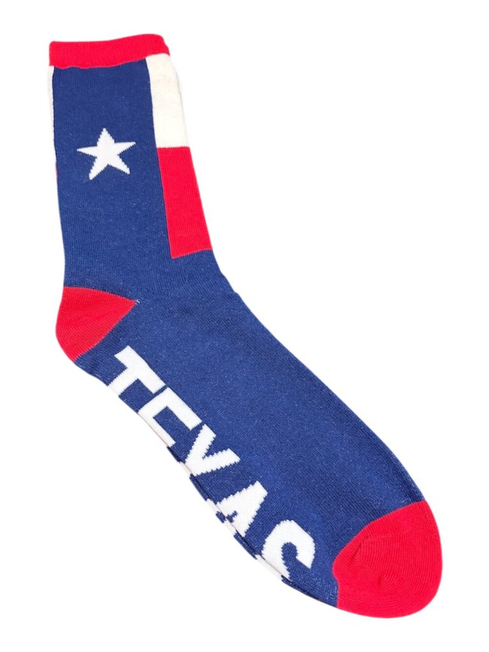 TEXAS RED WHITE & BLUE SOCK - UNISEX